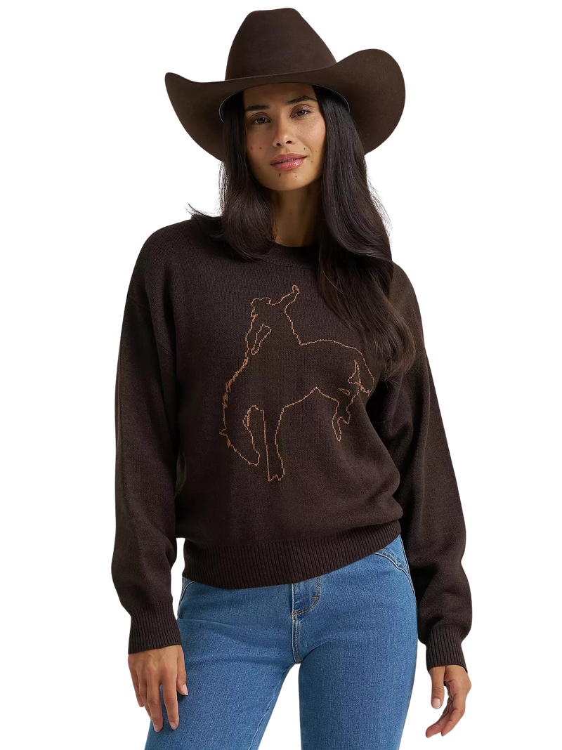 Wrangler Women's Brown Canyon Sweater