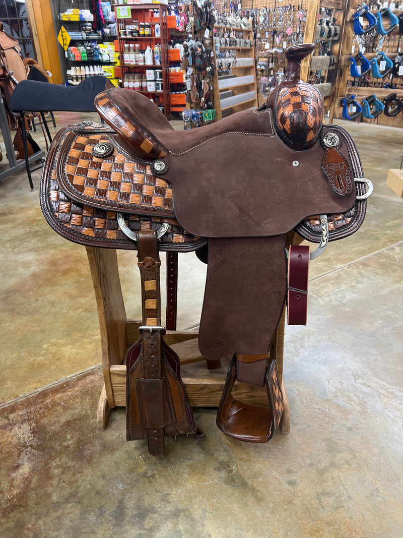 R Bar B Roper Saddle, 14.5" Seat