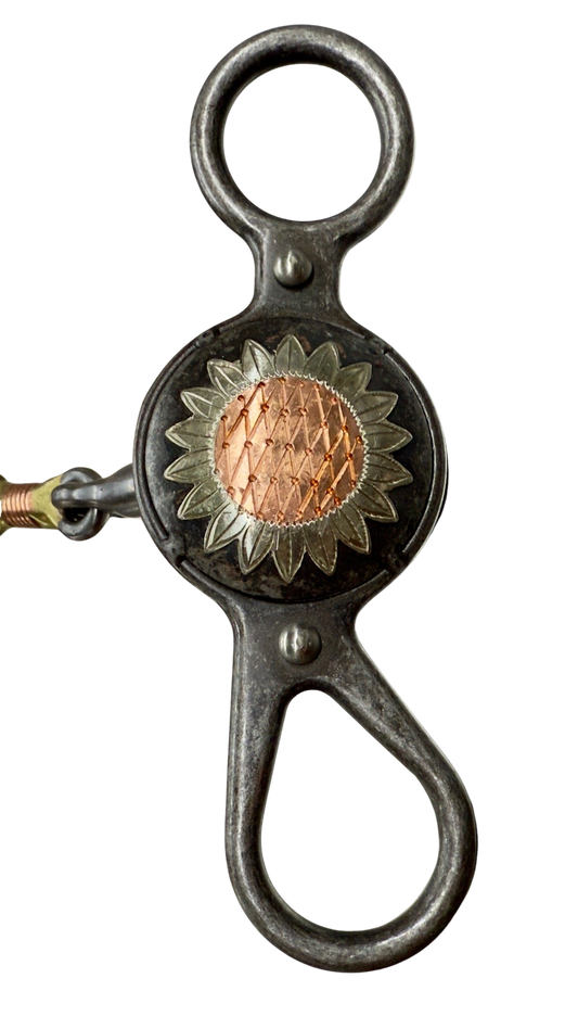 Copper Flower Argentine Smooth Dog Bone Bit