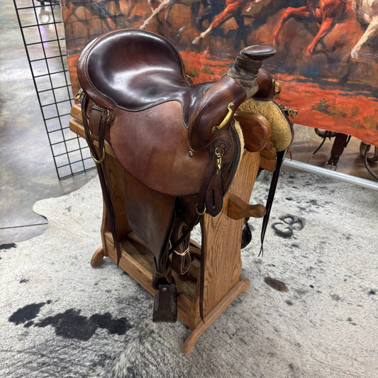 Used Sharon Saare Trail Saddle, 16" Seat