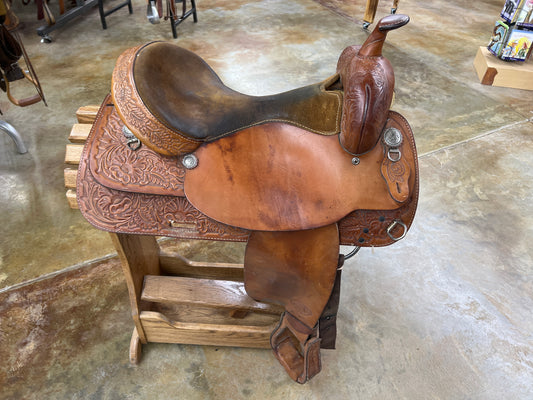Used TexTan/Hereford Pleasure Saddle, 16"