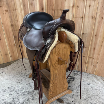 Used Circle Y Willow Springs Trail Saddle, 17" Seat