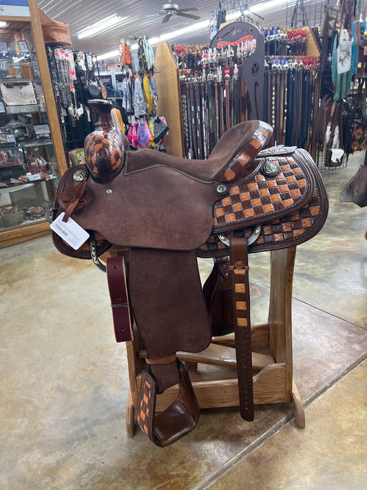 R Bar B Roper Saddle, 14.5" Seat