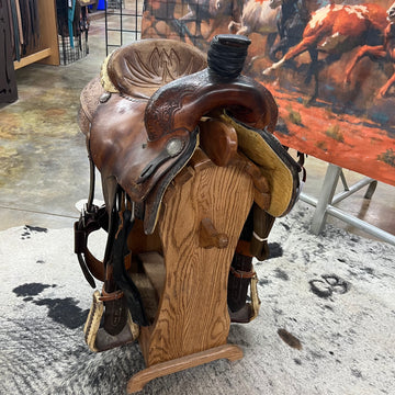 Used Allen Ranch Roper Saddle, 15" Seat
