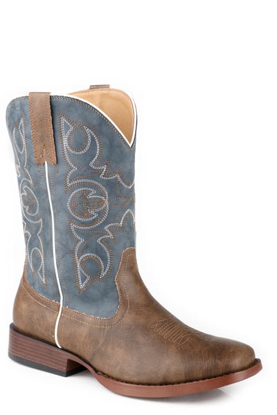 Roper Big Kids Boy's Blue Ainsley Boots