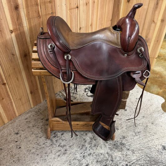 Used Circle Y Omaha Trail Saddle, 16" Seat
