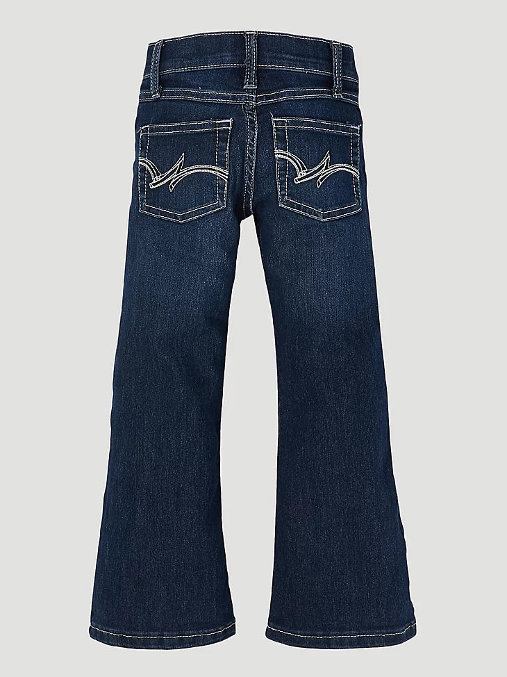 Wrangler Girl's Retro Bootcut Dark Blue Jean