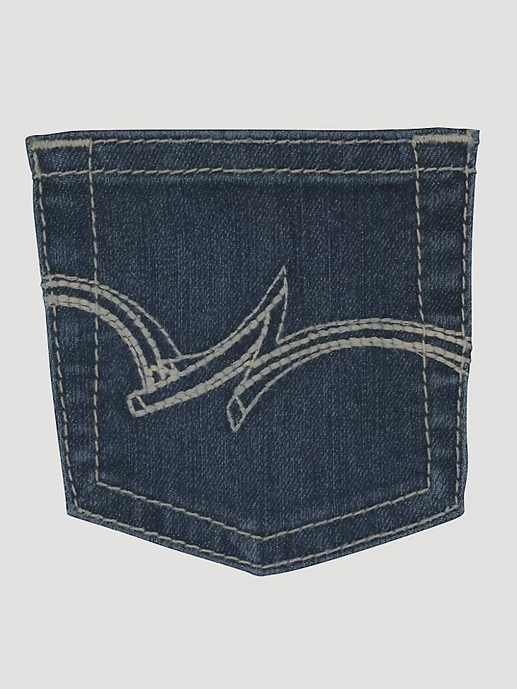 Wrangler Girl's Retro Bootcut Dark Blue Jean