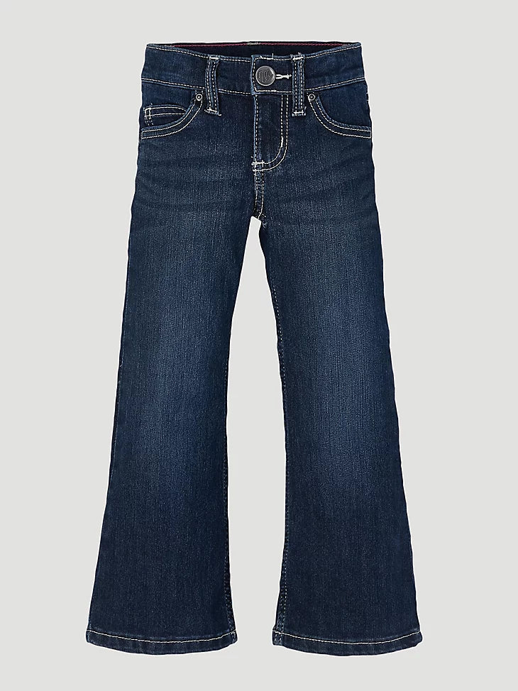 Wrangler Girl's Retro Bootcut Dark Blue Jean