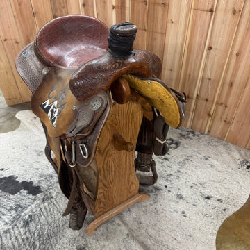 Used Reinsman Roper Saddle, 14" Seat