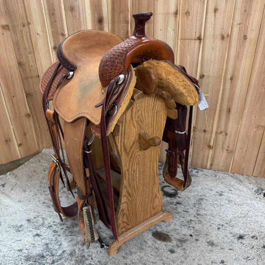 R Bar B All Around Saddle, 14.5" Seat (Demo)