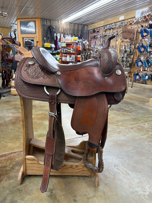 Used Circle Y Team Penner Saddle, 16.5" Seat