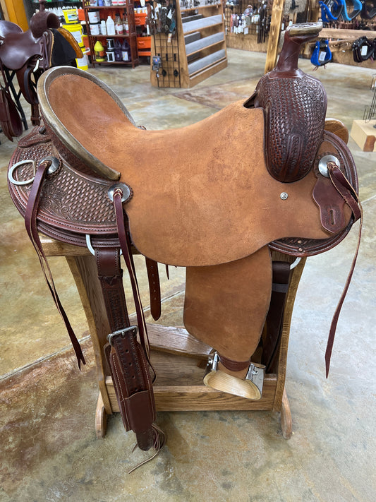 Robert Teskey Elite Mule Saddle, 16.5" Seat