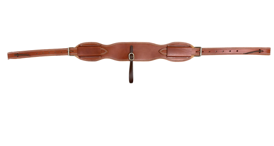 Berlin Custom Leather Roper Back Cinch Complete Set w/Billets