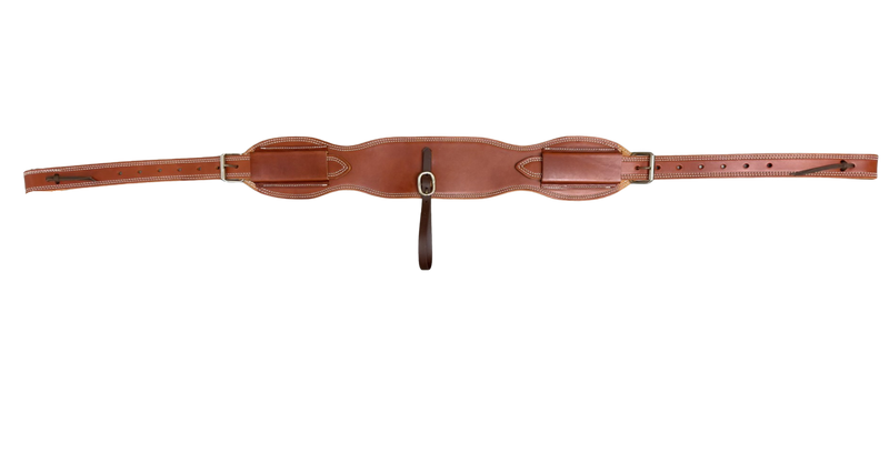 Berlin Custom Leather Roper Back Cinch Complete Set w/Billets