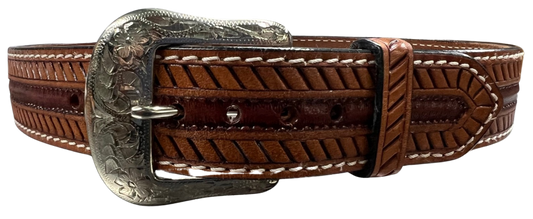 Ranger Belt Company Men's Two Tone Brown Leather Belt