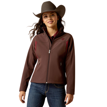 Ariat Women's Chocolate Plum/Tawny Port New Team Softshell Jacket