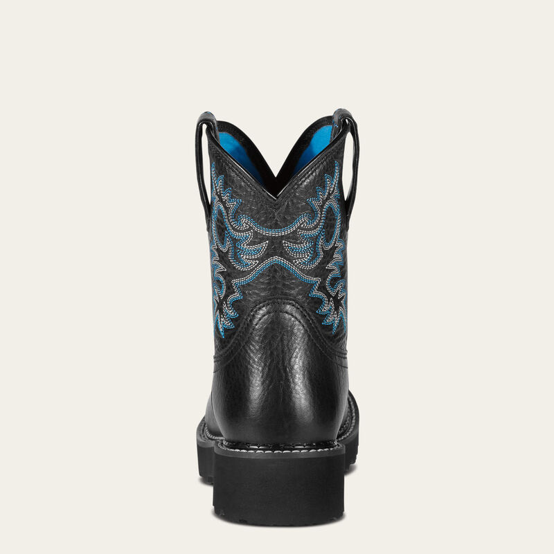 Ariat Women's Black Deertan Fatbaby Western Boots