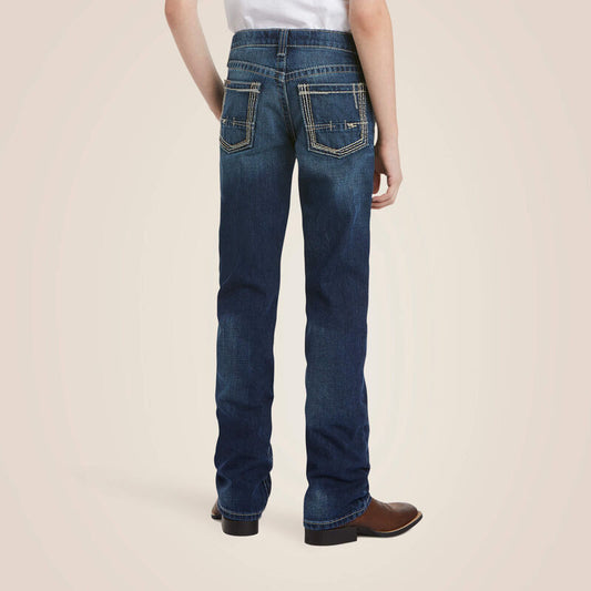 Ariat Boy's B5 Cyclone Slim Boundry Stackable Straight Leg Jean