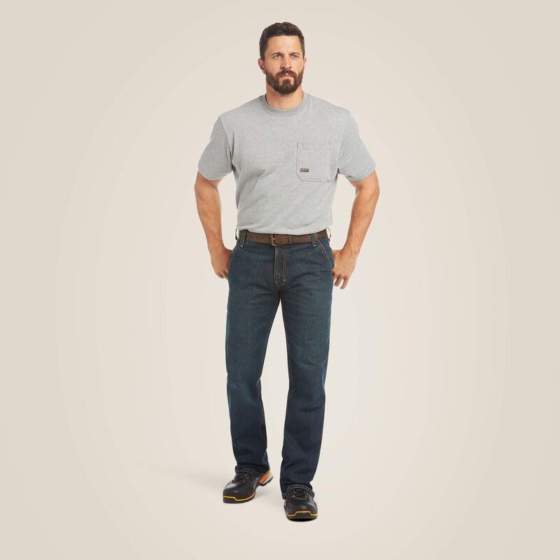 Ariat Men's M4 Rebar Phantom DuraStretch Workhorse Boot Cut Jean