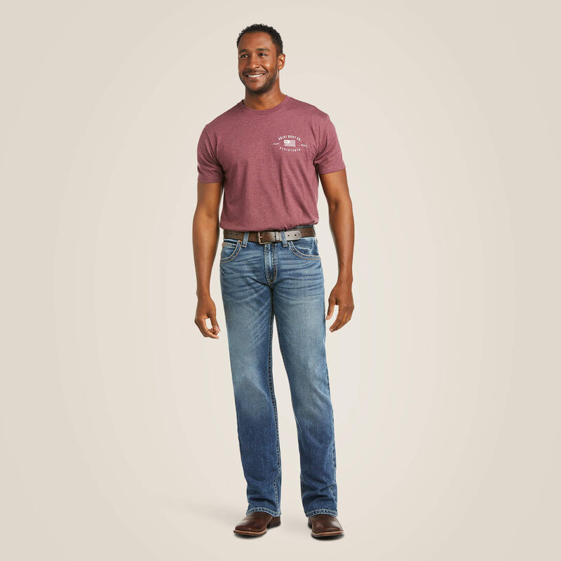 Ariat Men's M5 Slim Stretch Stillwell Stackable Straight Leg Jean