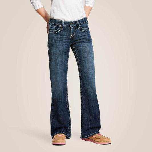 Ariat Youth Girls Entwined Boot Cut Jeans
