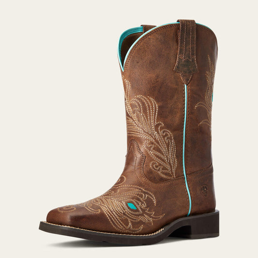 Ariat Women's Bright Eyes II Weathered Brown Western Boot