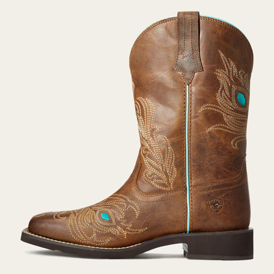 Ariat Women's Bright Eyes II Weathered Brown Western Boot