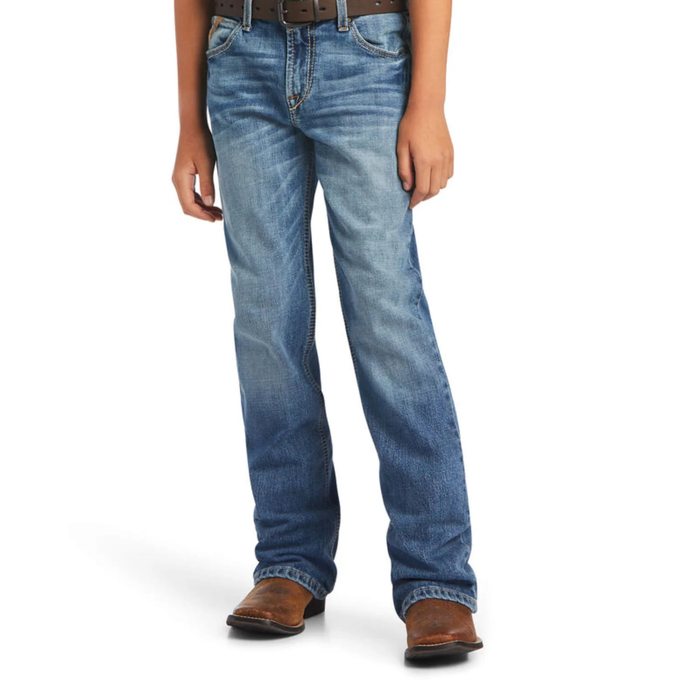 Ariat Boy's Straight B4 Merrick Rattler Bootcut Jeans