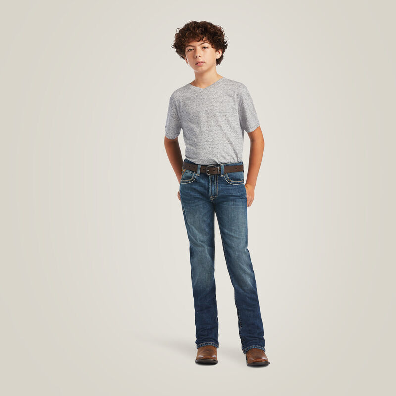 Ariat Boy's B5 Slim Wilson Stackable Straight Leg Jean