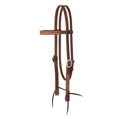 Weaver Rough Out Browband Headstall