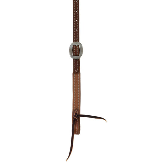 Weaver Rought Out Oiled Hermann Oak Leather Sliding Ear Headstall