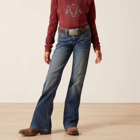 Ariat Girl's R.E.A.L. Clover Boot Cut Jeans