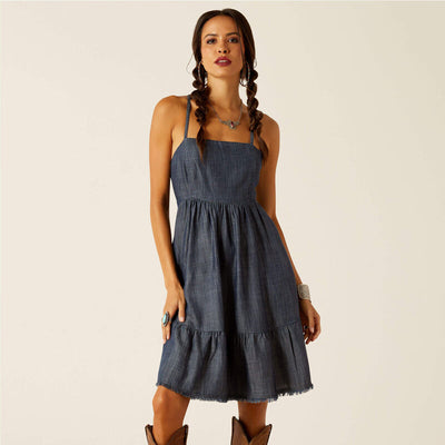 Ariat Women's Indigo Rinse Calico Dress