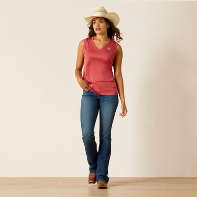 Ariat Women's Garnet Rose Laguna Tank Top