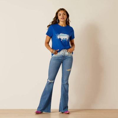 Ariat Women's Surf The Web Buffalo T-Shirt