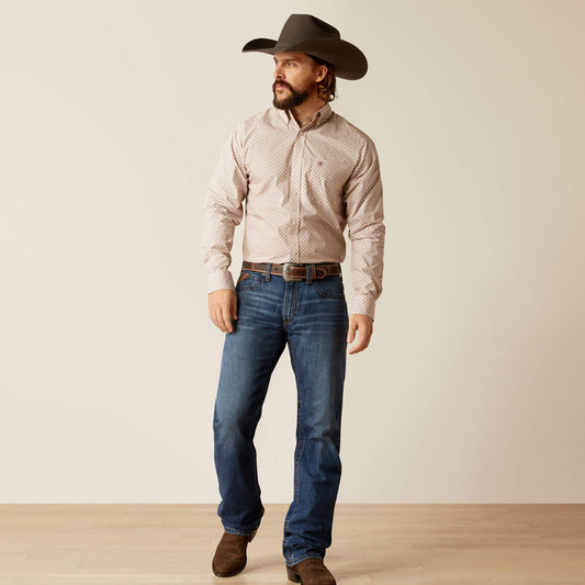Ariat Men's Brown Titus Fitted Shirt