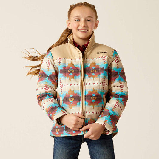 Ariat Girl's Serrano Southwest Print Crius Jacket