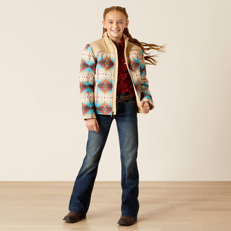 Ariat Girl's Serrano Southwest Print Crius Jacket