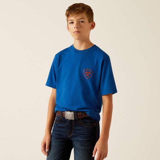 Ariat Boy's Royal Blue Horizon Oasis T-Shirt