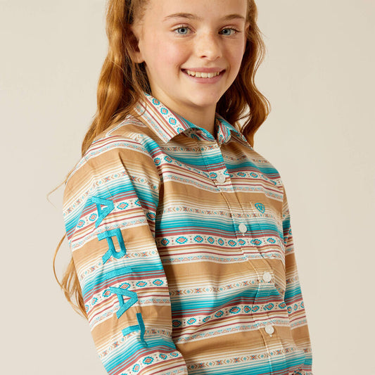 Ariat Girl's Fallon Serape Print Team Kirby Shirt