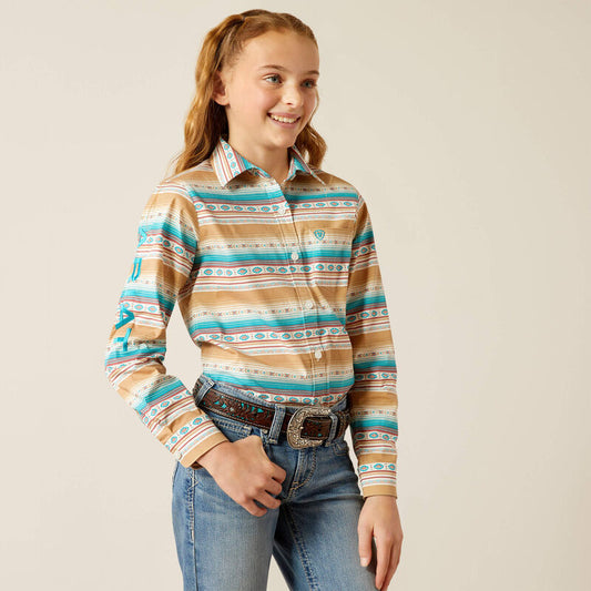 Ariat Girl's Fallon Serape Print Team Kirby Shirt