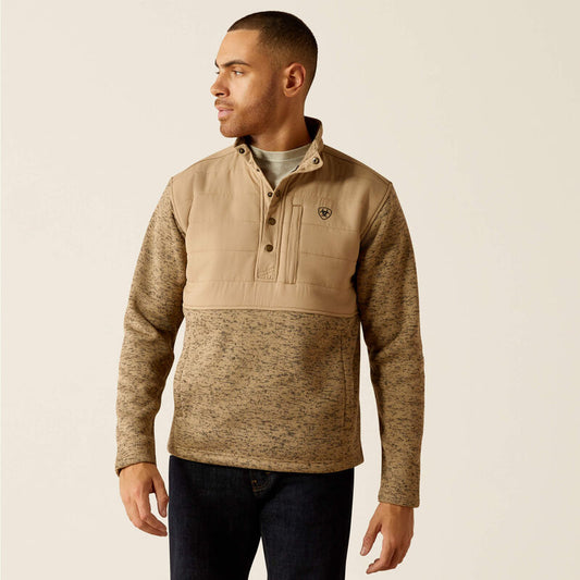 Ariat Men's Chinchilla Caldwell Reinforced Snap Sweater