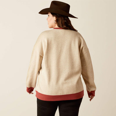 Ariat Women's Roughstock Oversized Crew Sweatshirt