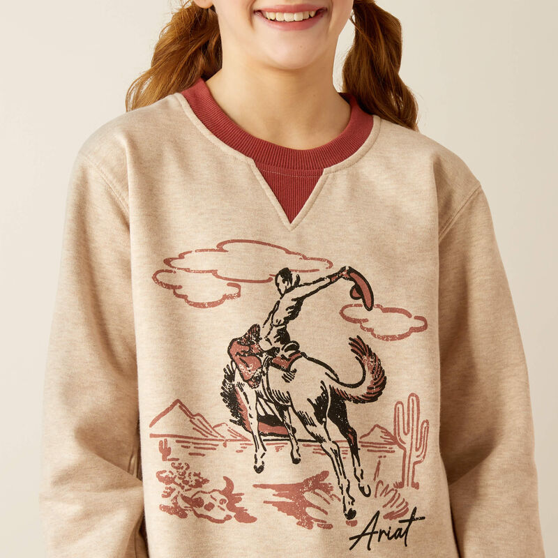 Ariat Girl's Bronc Junior Sweatshirt