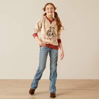 Ariat Girl's Bronc Junior Sweatshirt