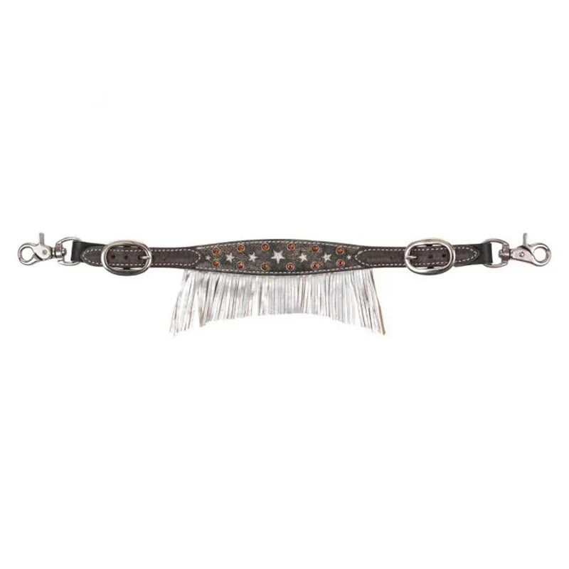 Circle Y Silver Star Wither Strap