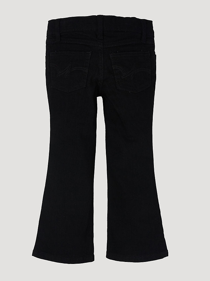Wrangler Girl's Premium Patch Black Jeans