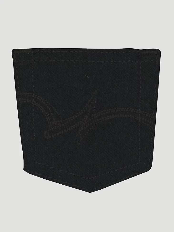 Wrangler Girl's Premium Patch Black Jeans