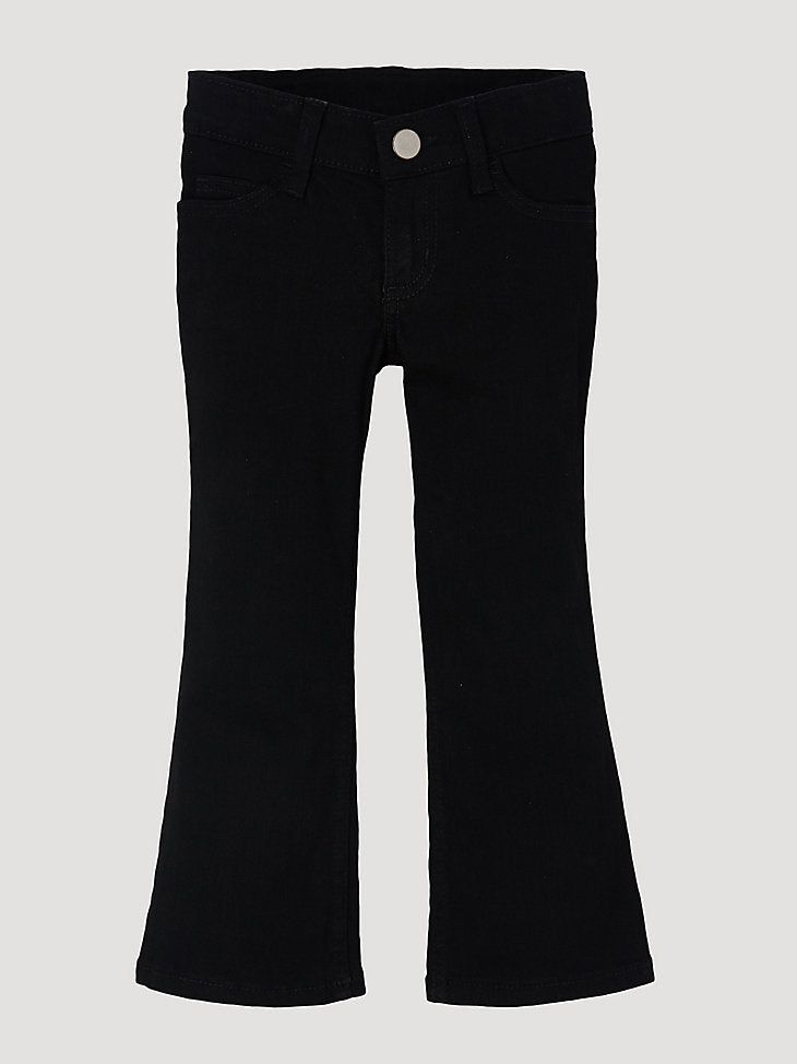 Wrangler Girl's Premium Patch Black Jeans